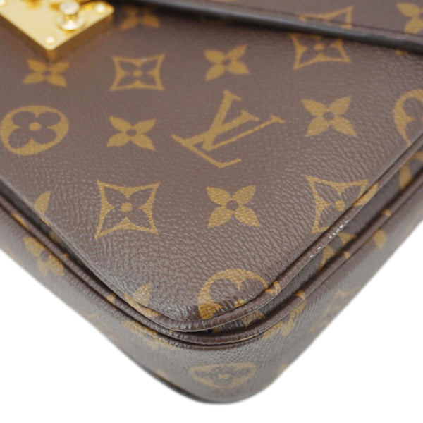 LOUIS VUITTON Metis Pochette Monogram Canvas Crossbody Bag Brown