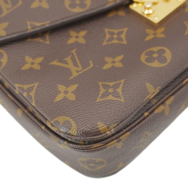 LOUIS VUITTON Metis Pochette Monogram Canvas Crossbody Bag Brown