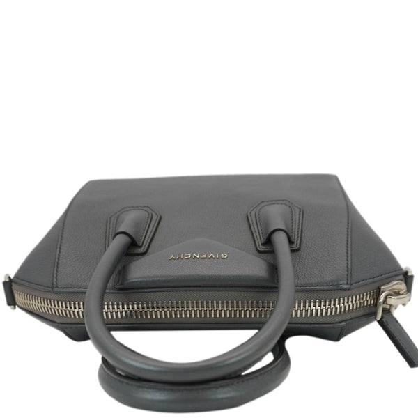 GIVENCHY Antigona Small Leather Satchel Shoulder Bag Gray