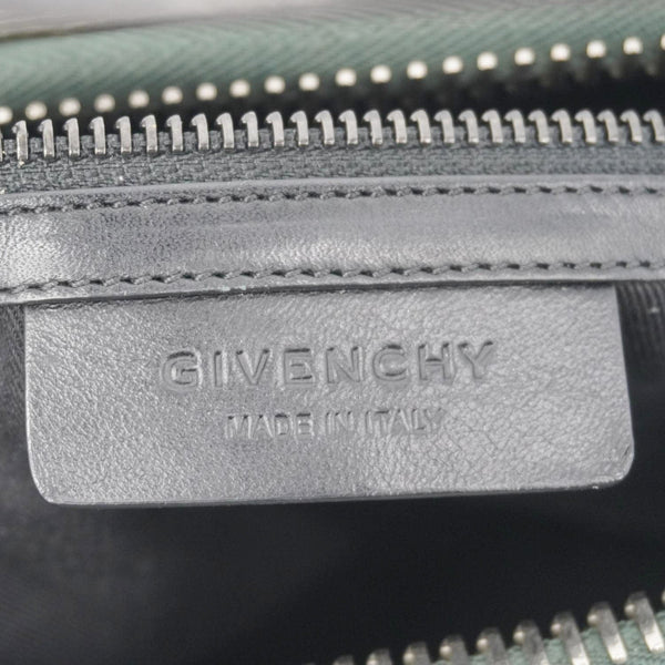 GIVENCHY Antigona Medium Leather Shoulder Bag Green