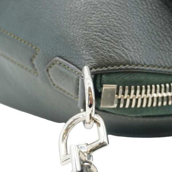 GIVENCHY Antigona Medium Leather Shoulder Bag Green