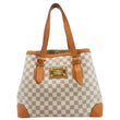 LOUIS VUITTON Hampstead PM Damier Azur Shoulder Bag White