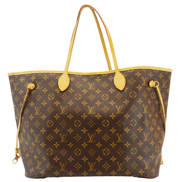 LOUIS VUITTON Neverfull GM Monogram Canvas Tote Bag Brown