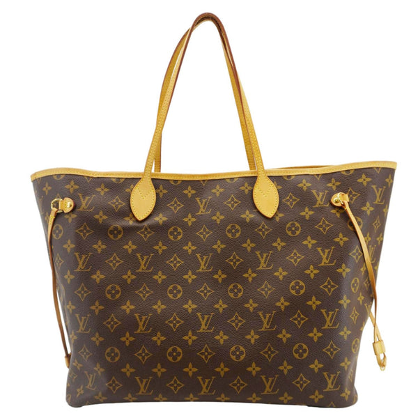 LOUIS VUITTON Neverfull GM Monogram Canvas Tote Bag Brown