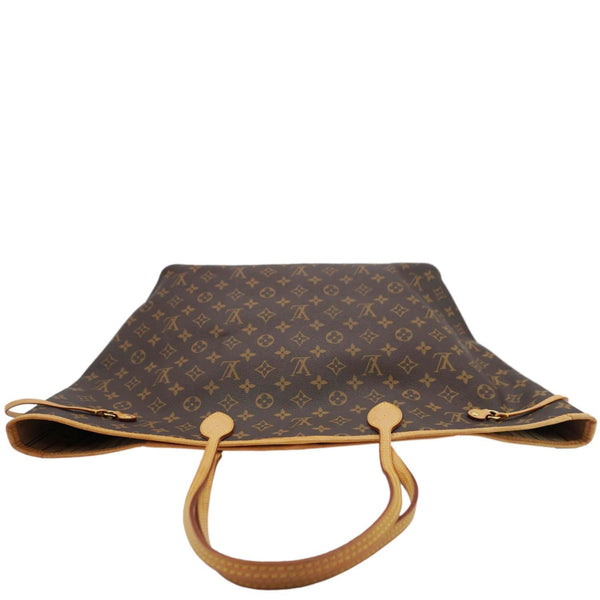 LOUIS VUITTON Neverfull GM Monogram Canvas Tote Bag Brown