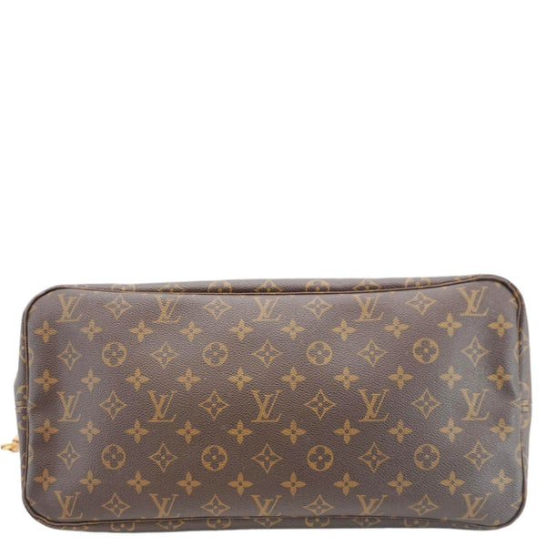 LOUIS VUITTON Neverfull GM Monogram Canvas Tote Bag Brown