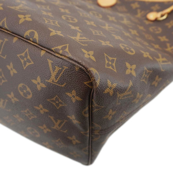 LOUIS VUITTON Neverfull GM Monogram Canvas Tote Bag Brown