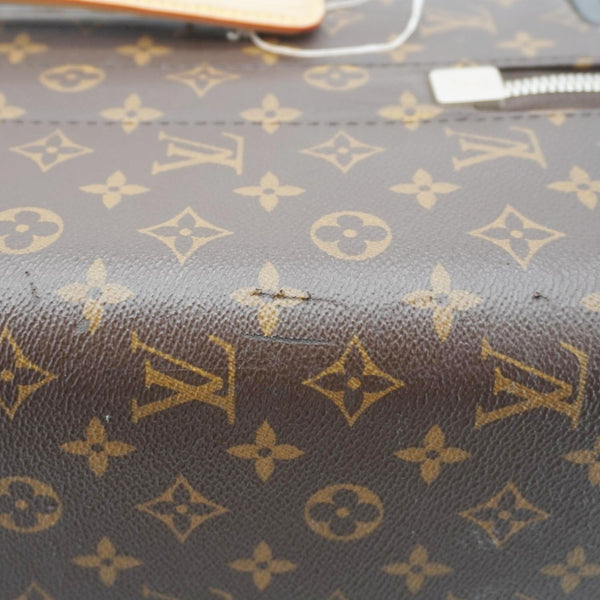 LOUIS VUITTON Horizon 55 Monogram Canvas Travel Bag Brown