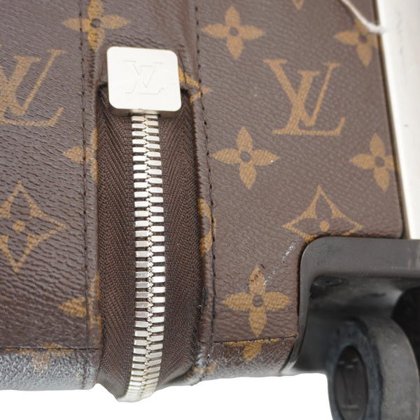 LOUIS VUITTON Horizon 55 Monogram Canvas Travel Bag Brown