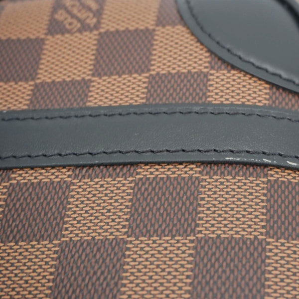 LOUIS VUITTON Valisette Souple BB Damier Ebene Shoulder Bag Black