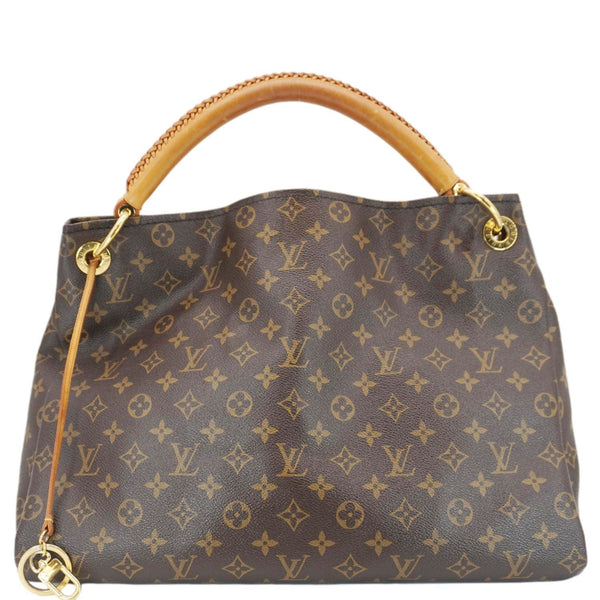 LOUIS VUITTON Artsy MM Monogram Canvas Hobo Bag Brown