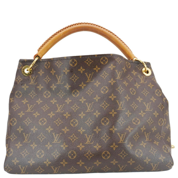 LOUIS VUITTON Artsy MM Monogram Canvas Hobo Bag Brown