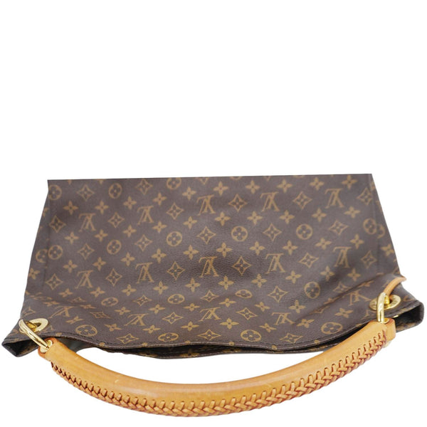 LOUIS VUITTON Artsy MM Monogram Canvas Hobo Bag Brown