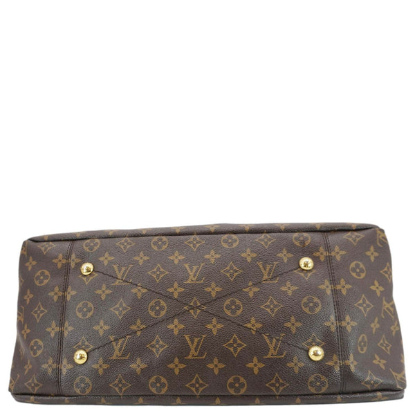 LOUIS VUITTON Artsy MM Monogram Canvas Hobo Bag Brown