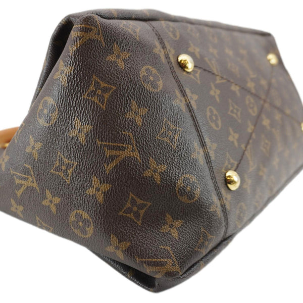 LOUIS VUITTON Artsy MM Monogram Canvas Hobo Bag Brown