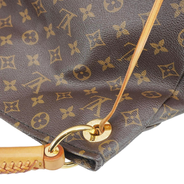 LOUIS VUITTON Artsy MM Monogram Canvas Hobo Bag Brown