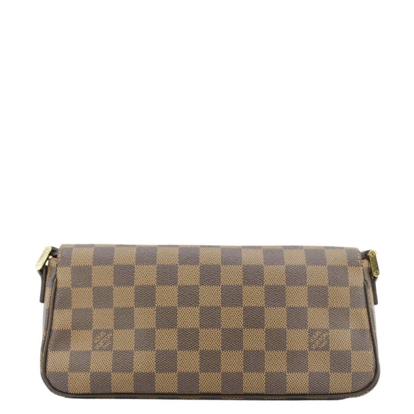 LOUIS VUITTON Recoleta Damier Ebene Brown Shoulder Bag Brown