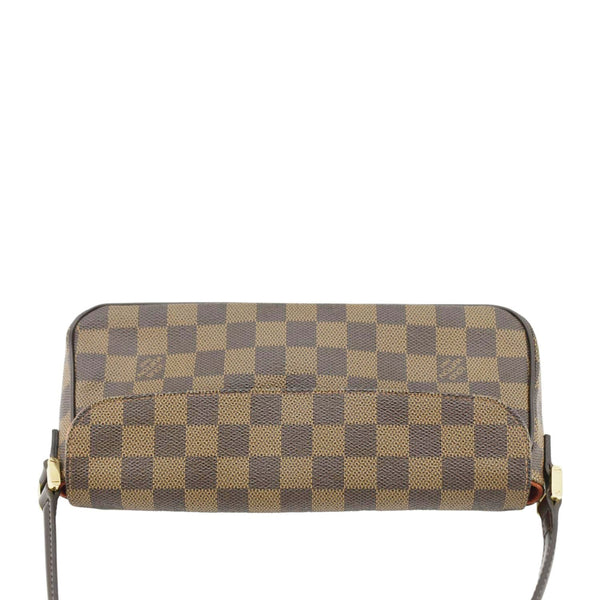 LOUIS VUITTON Recoleta Damier Ebene Brown Shoulder Bag Brown