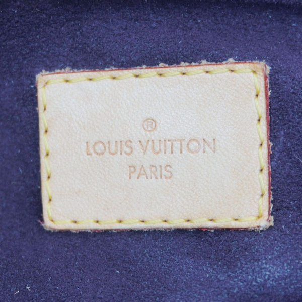 LOUIS VUITTON Pallas MM Monogram Canvas Shoulder Bag Brown