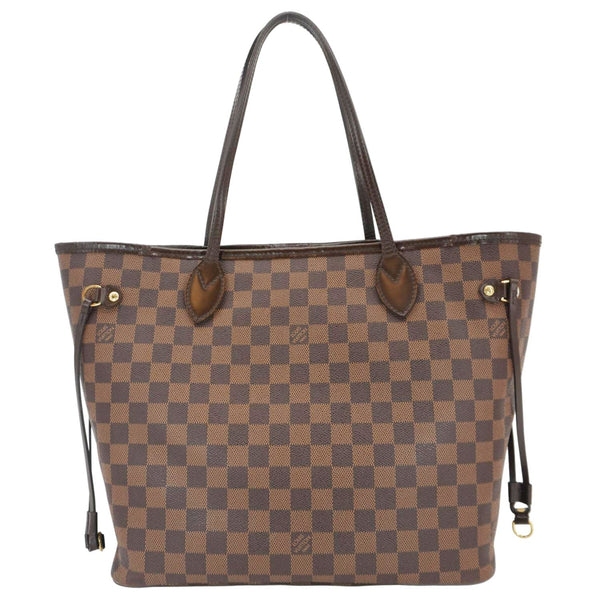 LOUIS VUITTON  Neverfull MM Damier Ebene Shoulder Bag Brown