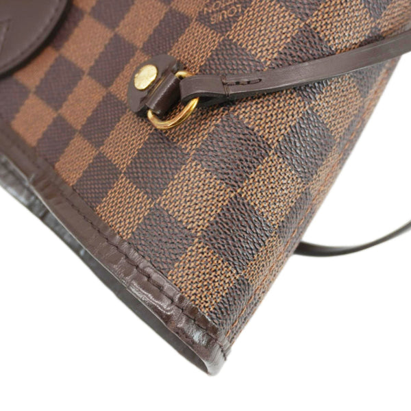 LOUIS VUITTON  Neverfull MM Damier Ebene Shoulder Bag Brown