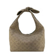 LOUIS VUITTON Why Knot Mahina Calf Leather Shoulder Bag Galet