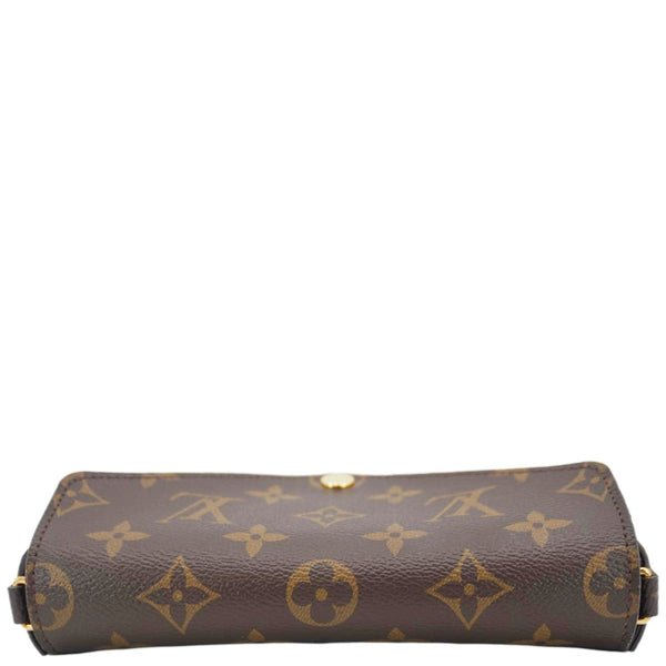 LOUIS VUITTON Felicie Strap & Go Monogram Canvas Crossbody Bag Brown