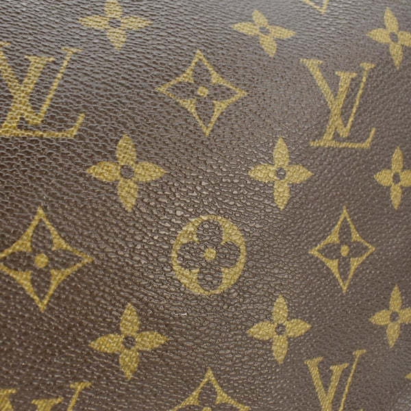 LOUIS VUITTON Speedy 40 Monogram Canvas Satchel Bag Brown