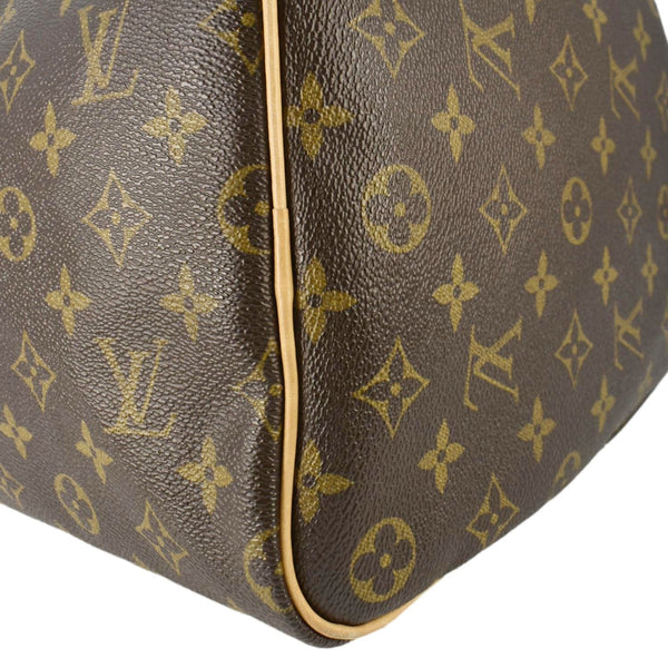 LOUIS VUITTON Speedy 40 Monogram Canvas Satchel Bag Brown