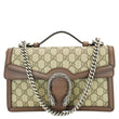 GUCCI Dionysus GG Supreme Canvas Top Handle Shoulder Bag Beige 621512