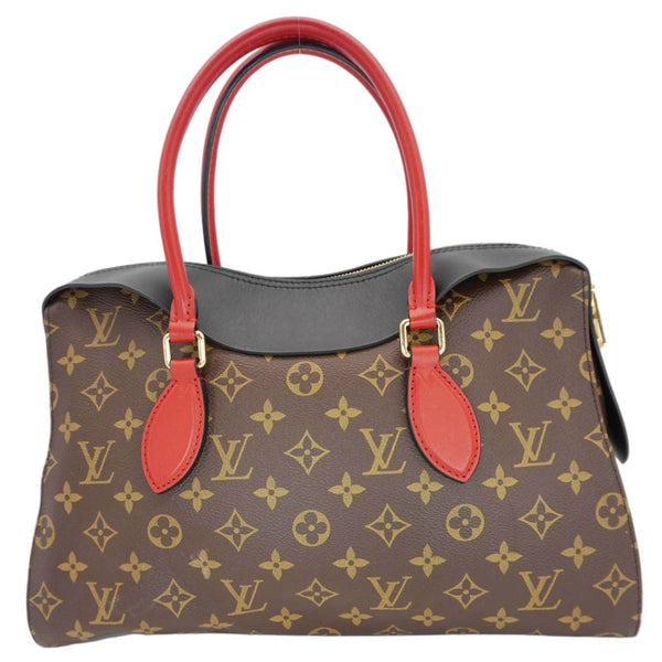 LOUIS VUITTON Tuileries Monogram Canvas Tote Shoulder Bag Brown