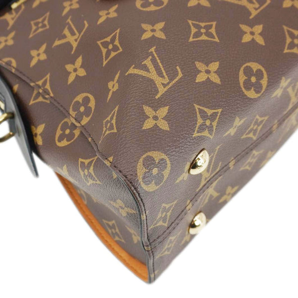 LOUIS VUITTON Tuileries Monogram Canvas Tote Shoulder Bag Brown