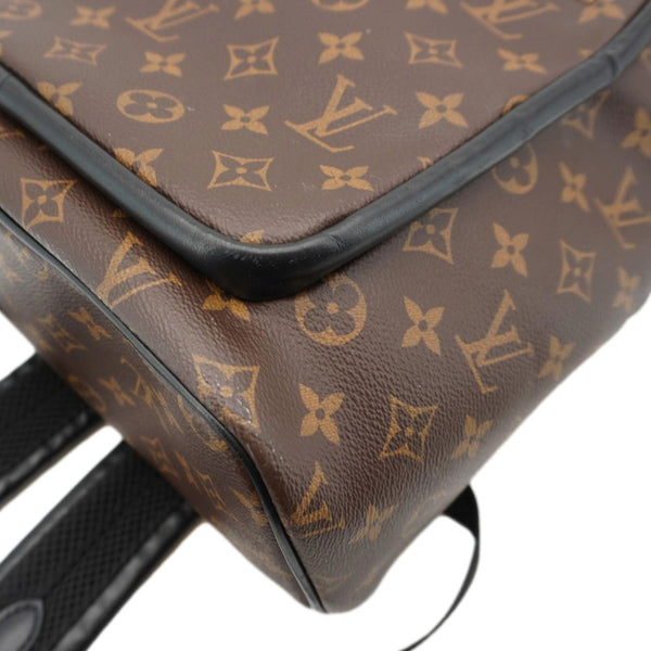 LOUIS VUITTON Josh Monogram Canvas Backpack Bag Brown