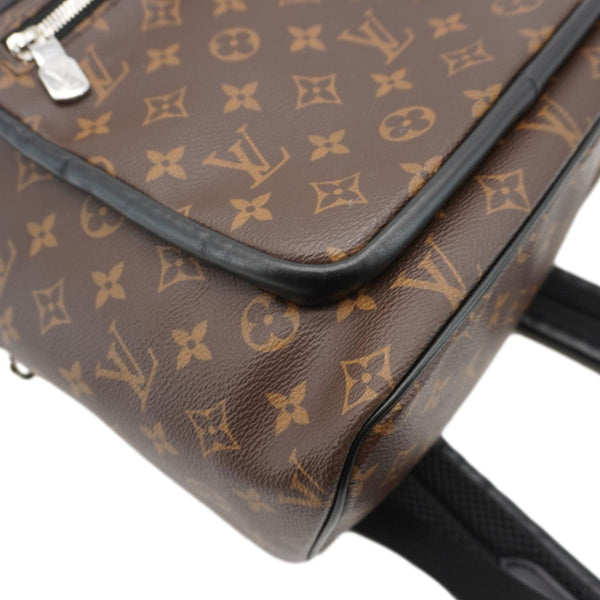 LOUIS VUITTON Josh Monogram Canvas Backpack Bag Brown