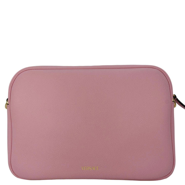 VERSACE La Medusa Leather Shoulder Camera Bag Pink