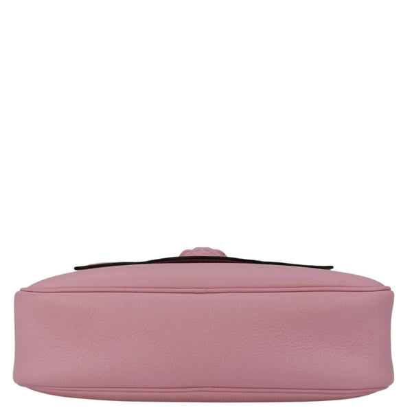 VERSACE La Medusa Leather Shoulder Camera Bag Pink