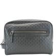 GUCCI GG Microguccissima Leather Toiletry Case Black 419775