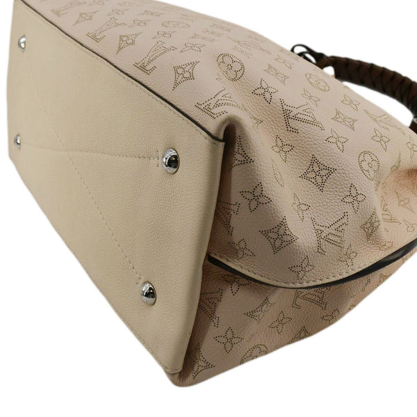 LOUIS VUITTON Carmel Mahina Leather Hobo Bag Light Pink