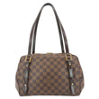 LOUIS VUITTON Rivington Damier Ebene Shoulder Bag Brown