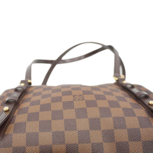 LOUIS VUITTON Rivington Damier Ebene Shoulder Bag Brown