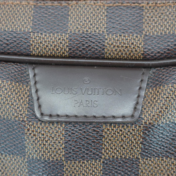 LOUIS VUITTON Rivington Damier Ebene Shoulder Bag Brown