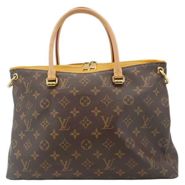 LOUIS VUITTON Pallas Monogram Canvas Crossbody Bag Saffron