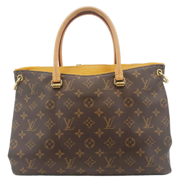 LOUIS VUITTON Pallas Monogram Canvas Crossbody Bag Saffron