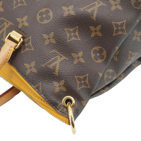 LOUIS VUITTON Pallas Monogram Canvas Crossbody Bag Saffron