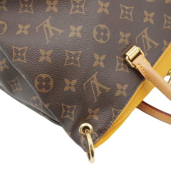 LOUIS VUITTON Pallas Monogram Canvas Crossbody Bag Saffron