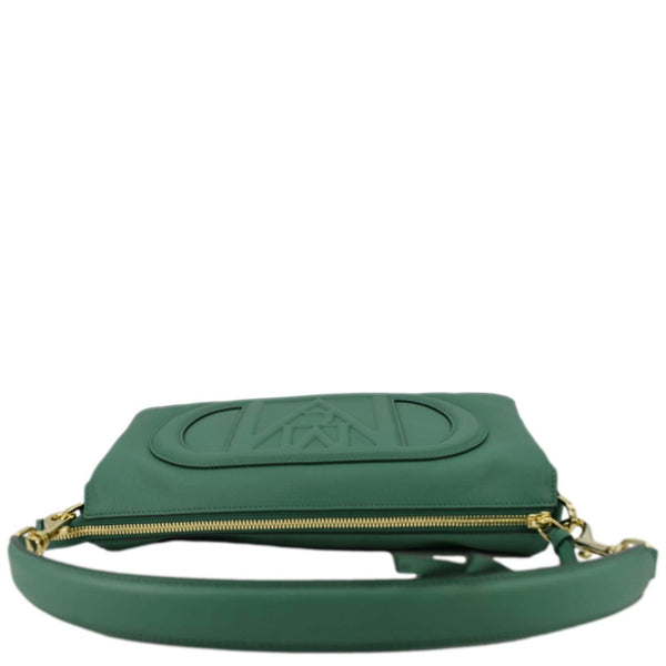 MCM Travia Small Spanish Calf Leather Shoulder Bag Green