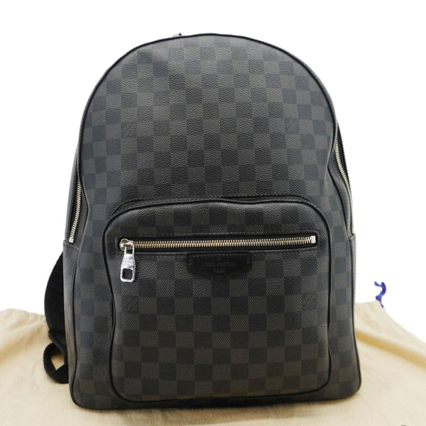 LOUIS VUITTON Josh Damier Graphite Backpack Black