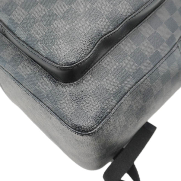 LOUIS VUITTON Josh Damier Graphite Backpack Black