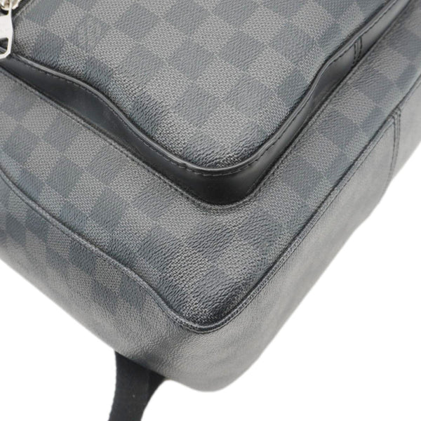 LOUIS VUITTON Josh Damier Graphite Backpack Black