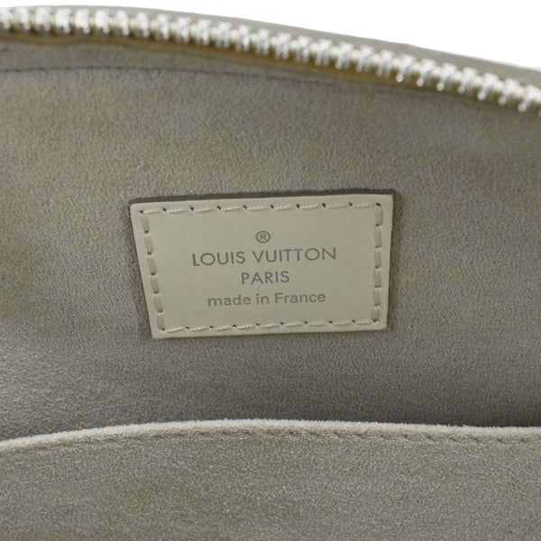 LOUIS VUITTON Jasmine Epi Leather Satchel Bag Off White